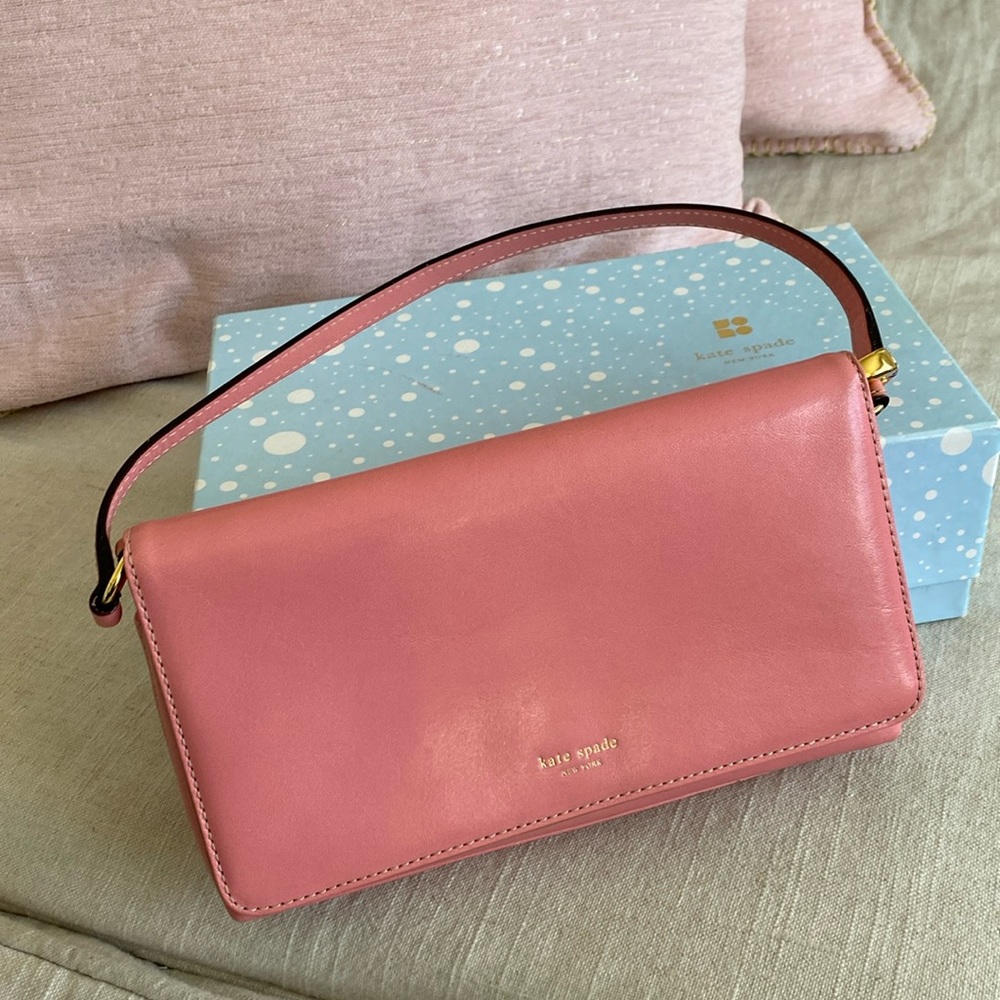 Kate Spade Susanna with Adjustable Straps Katy Bag Pink and Green